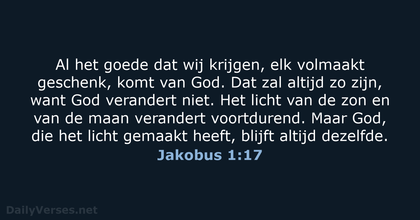 Jakobus 1:17 - BGT