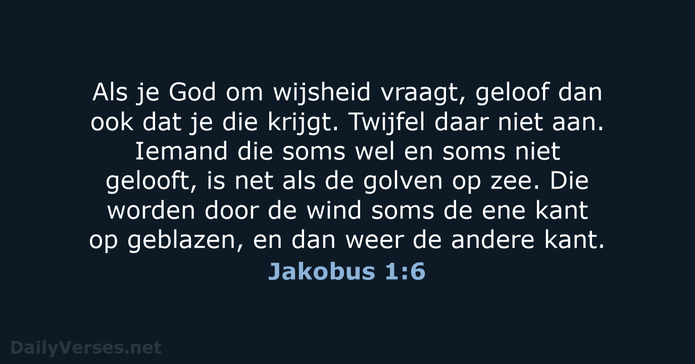 Jakobus 1:6 - BGT