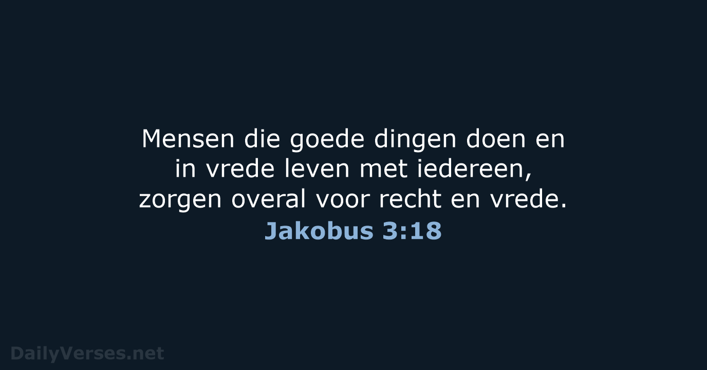Jakobus 3:18 - BGT