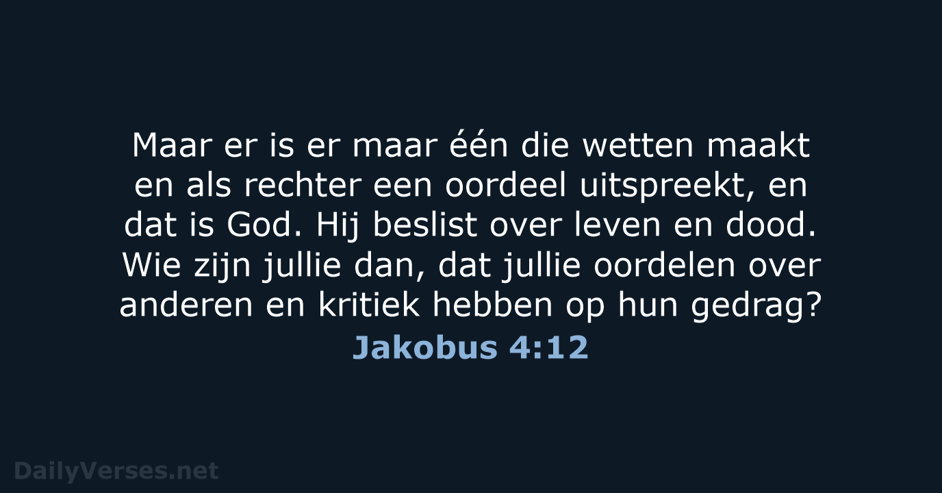 Jakobus 4:12 - BGT