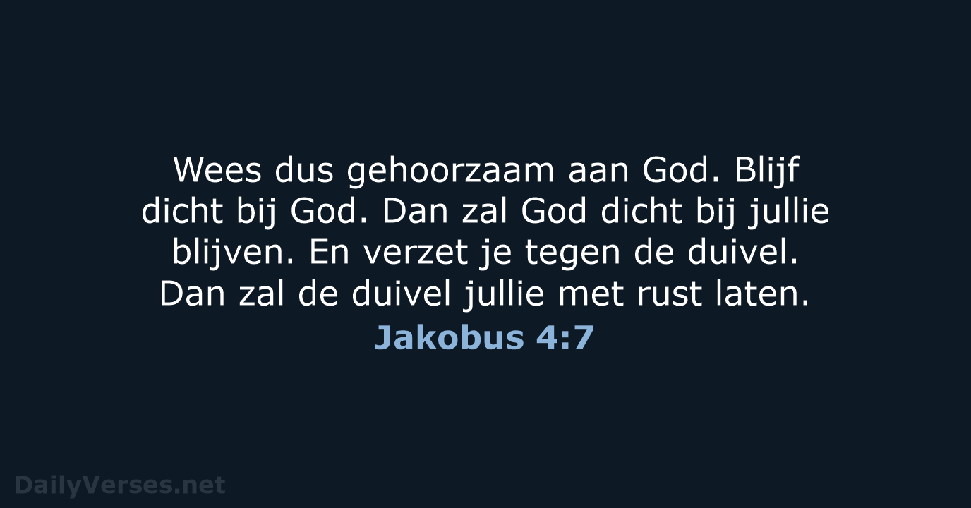 Jakobus 4:7 - BGT