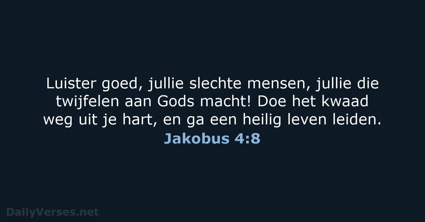 Jakobus 4:8 - BGT