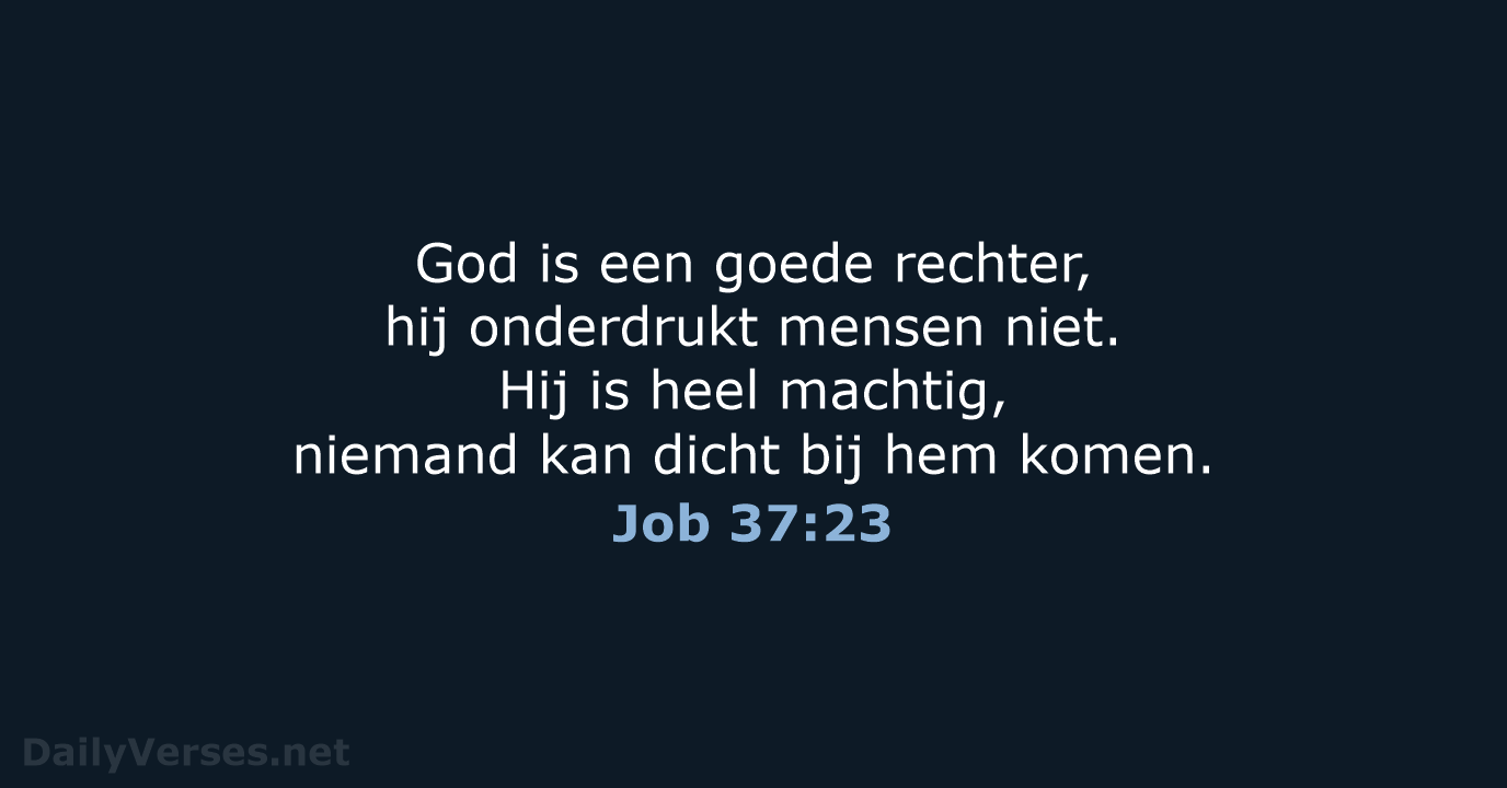 Job 37:23 - BGT