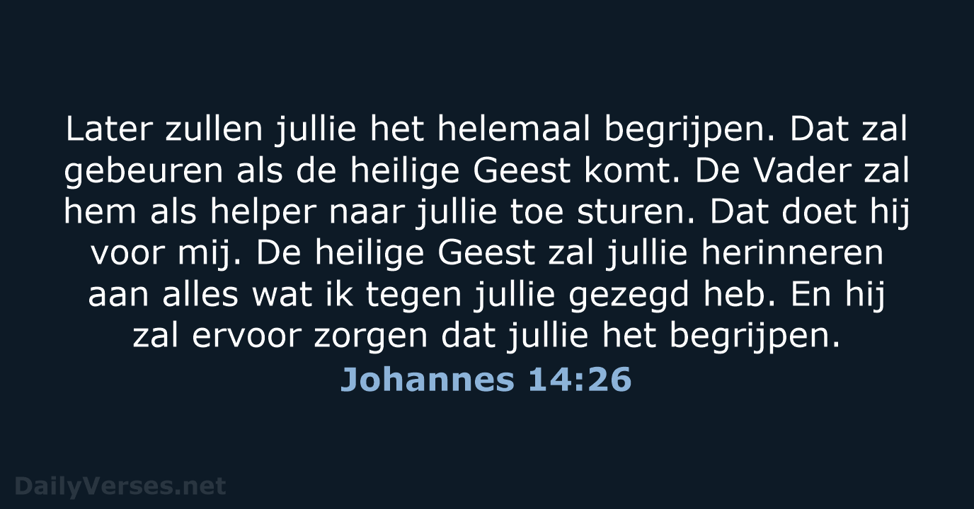 Johannes 14:26 - BGT