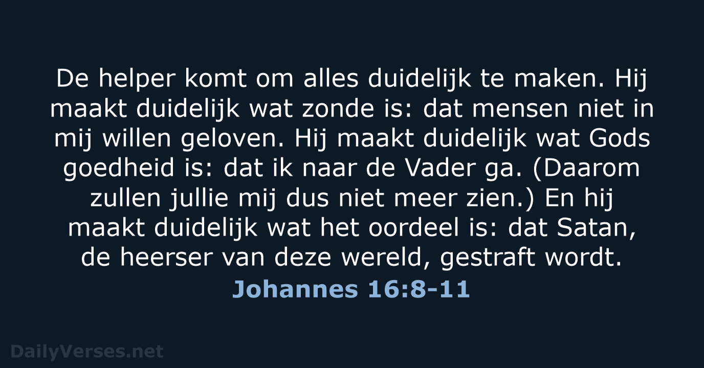 Johannes 16:8-11 - BGT