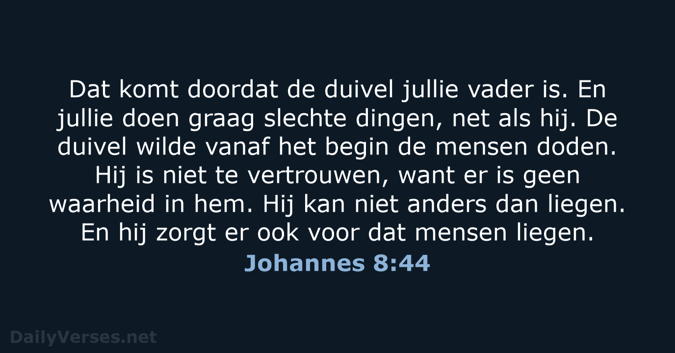 Johannes 8:44 - BGT