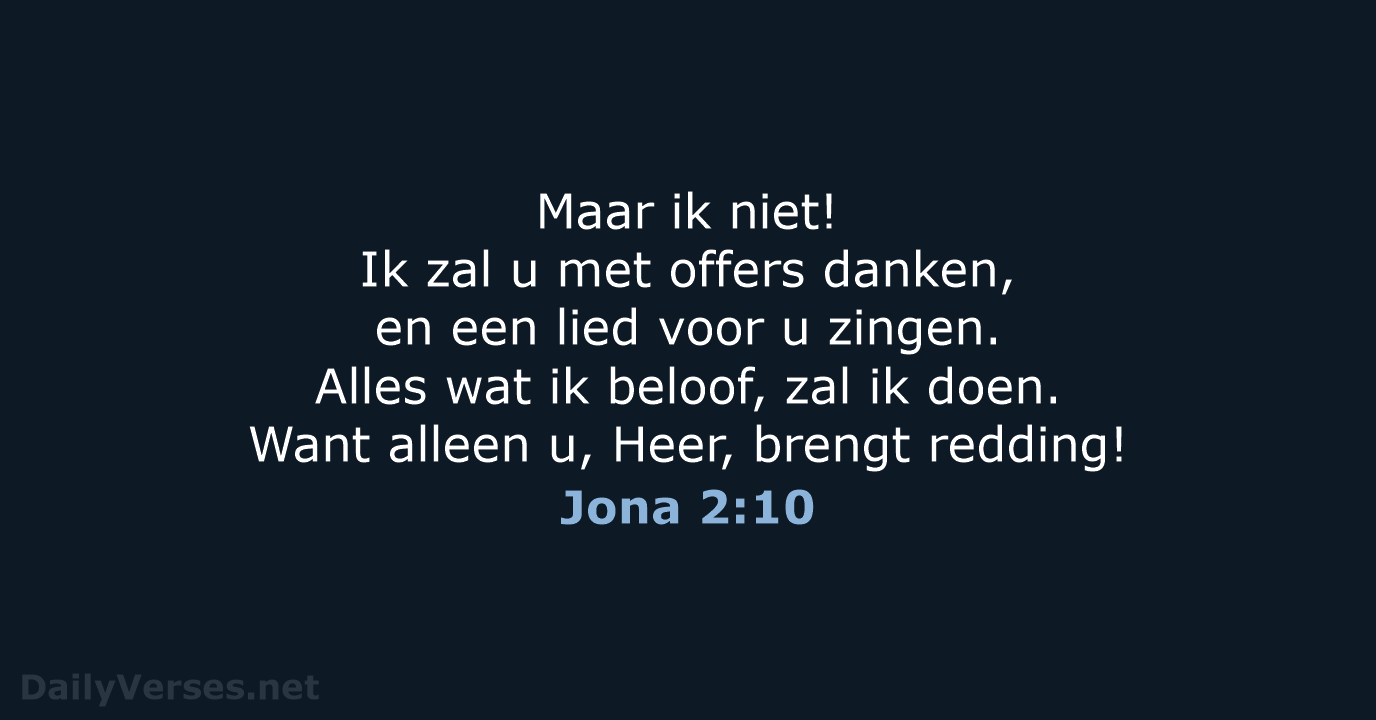 Jona 2:10 - BGT