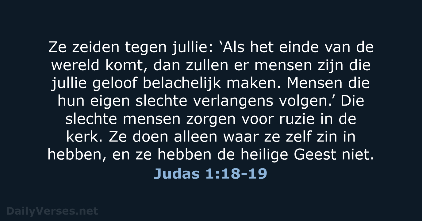 Judas 1:18-19 - BGT