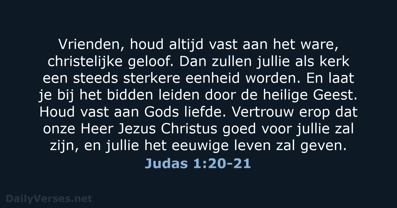 Judas 1:20-21 - BGT