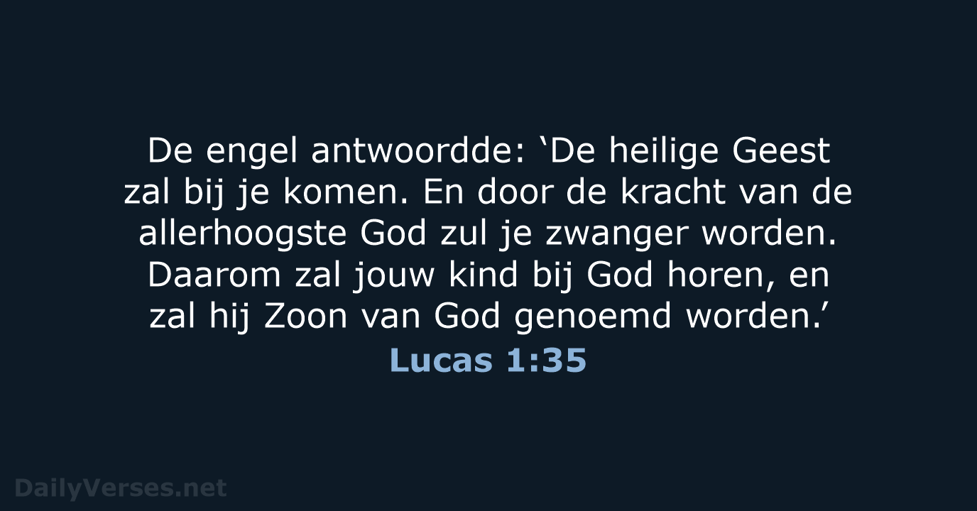 Lucas 1:35 - BGT