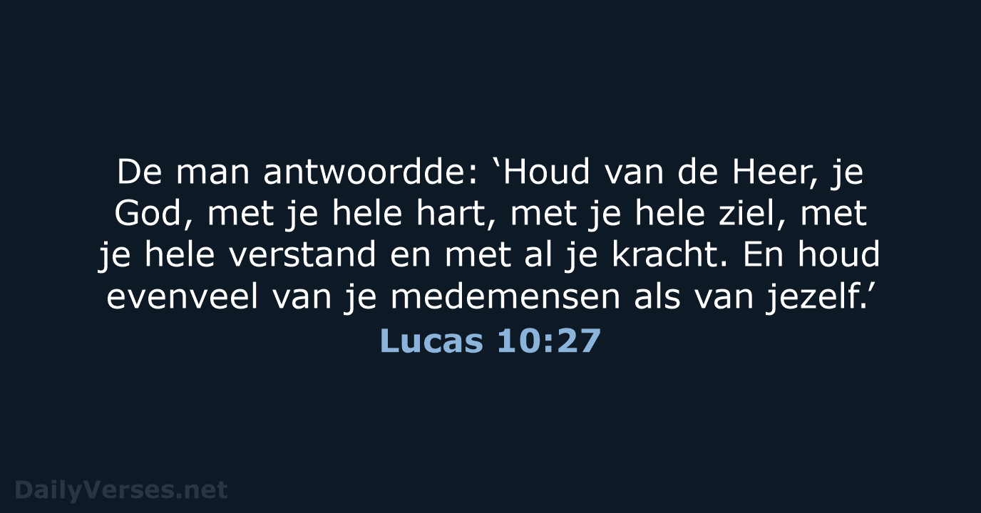 Lucas 10:27 - BGT
