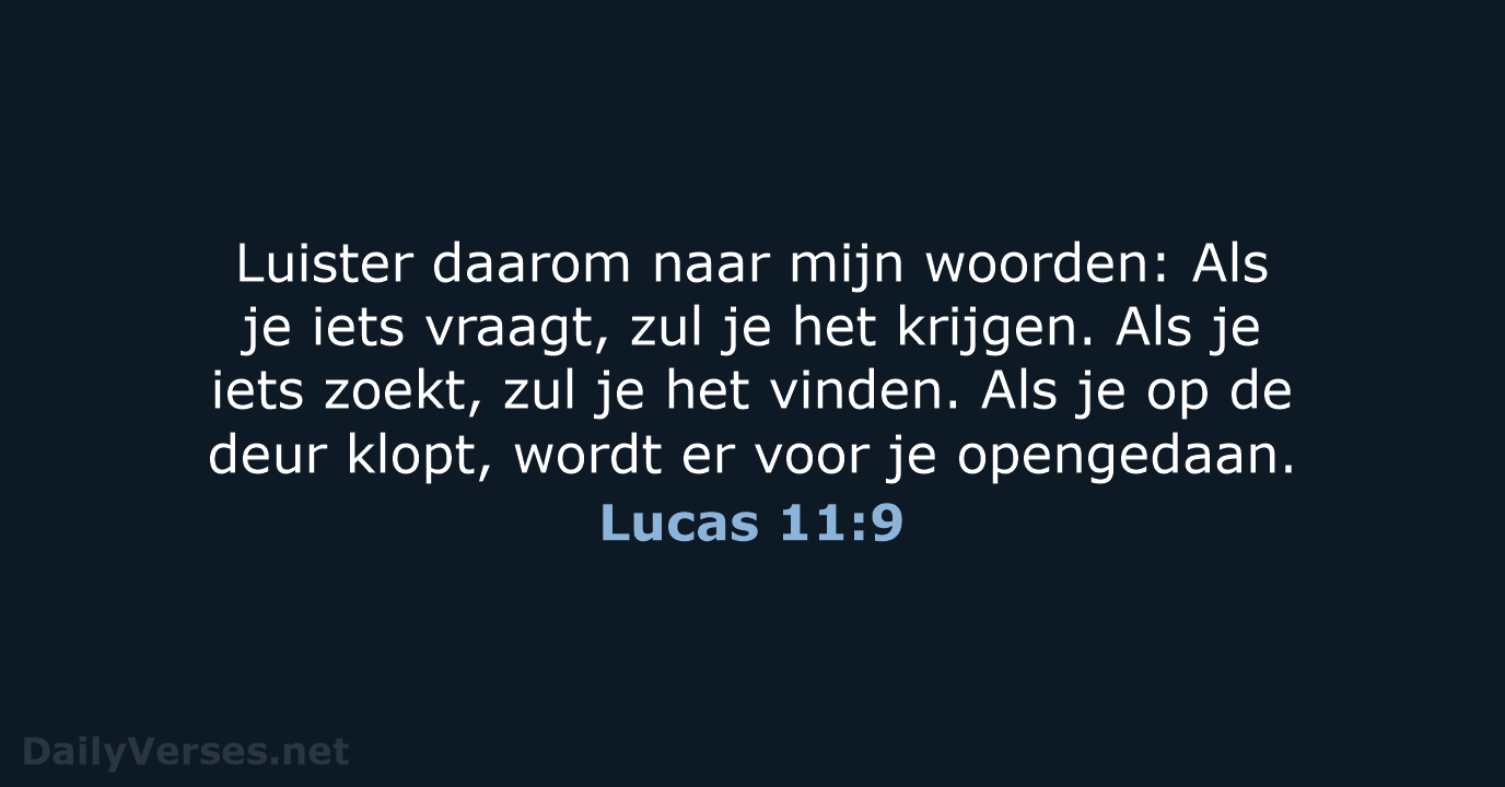 Lucas 11:9 - BGT