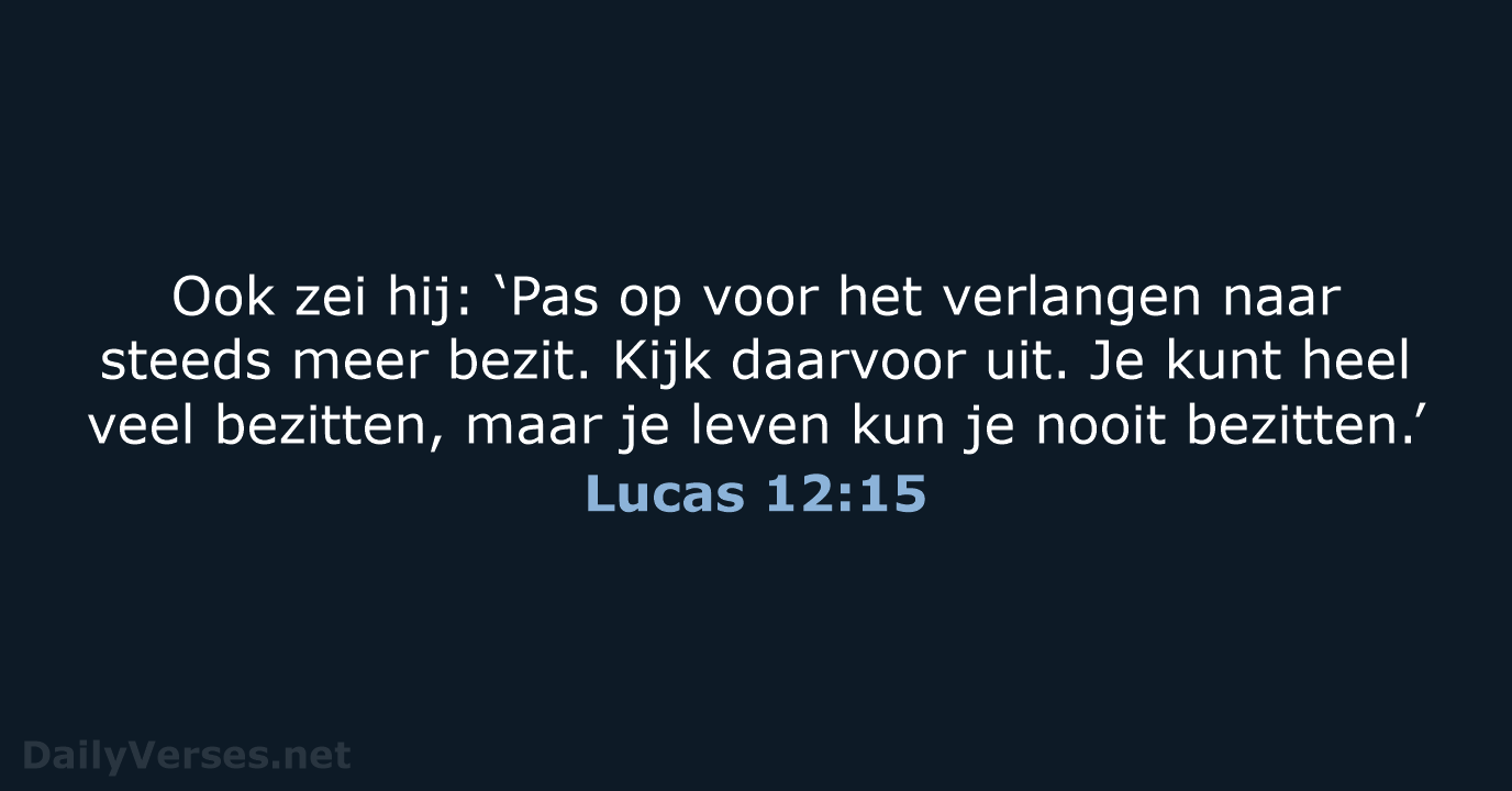 Lucas 12:15 - BGT