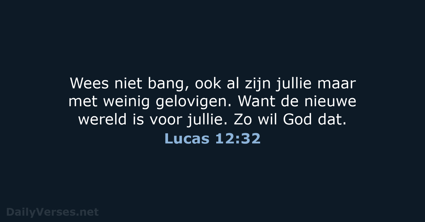 Lucas 12:32 - BGT