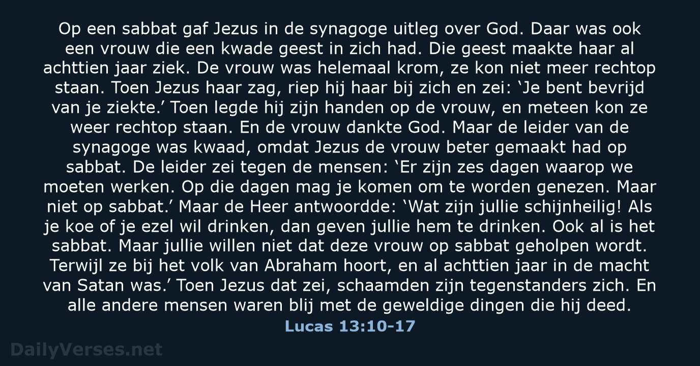 Lucas 13:10-17 - BGT