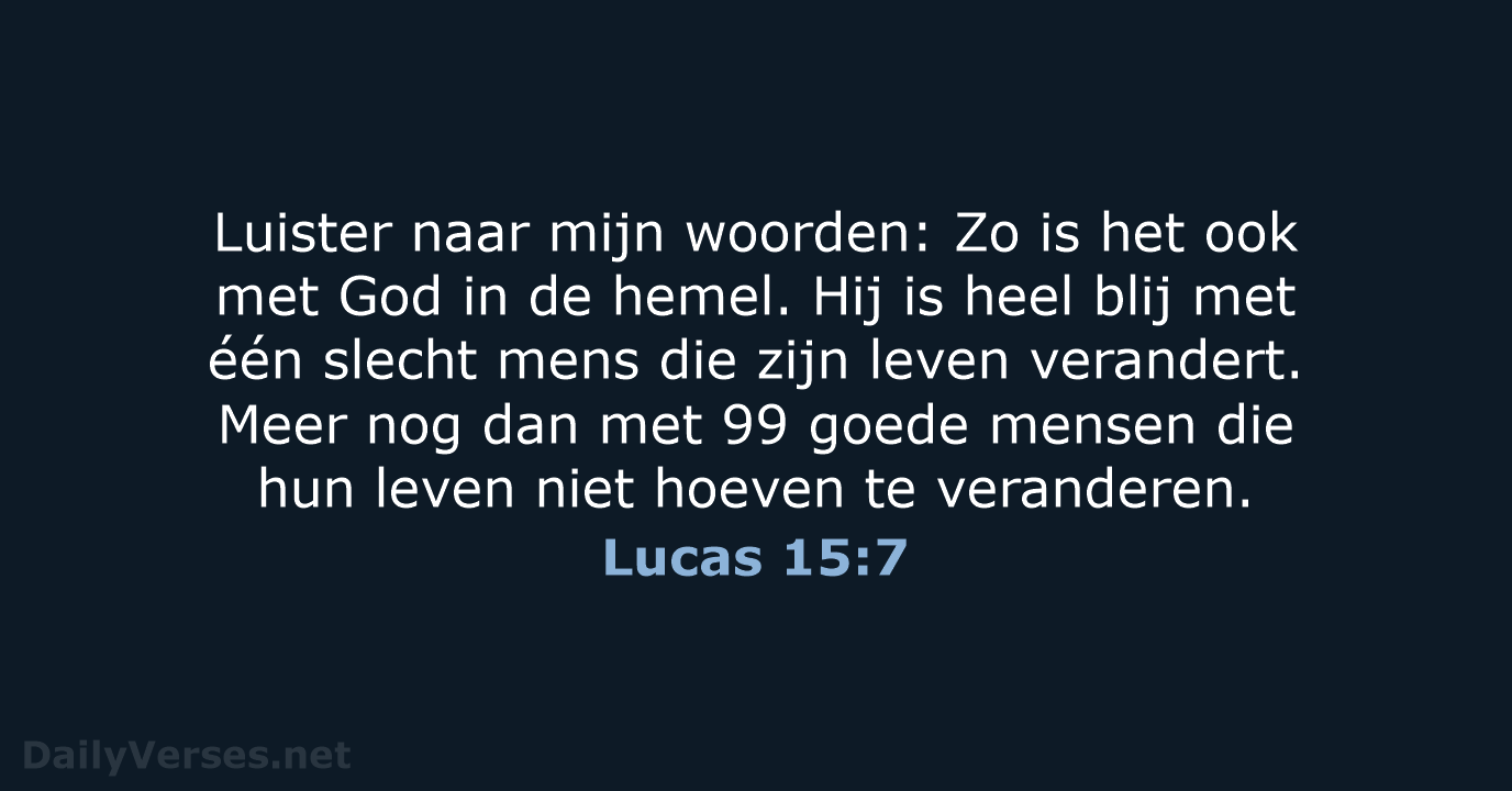 Lucas 15:7 - BGT