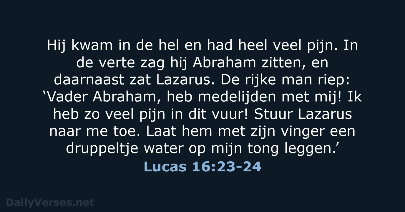Lucas 16:23-24 - BGT