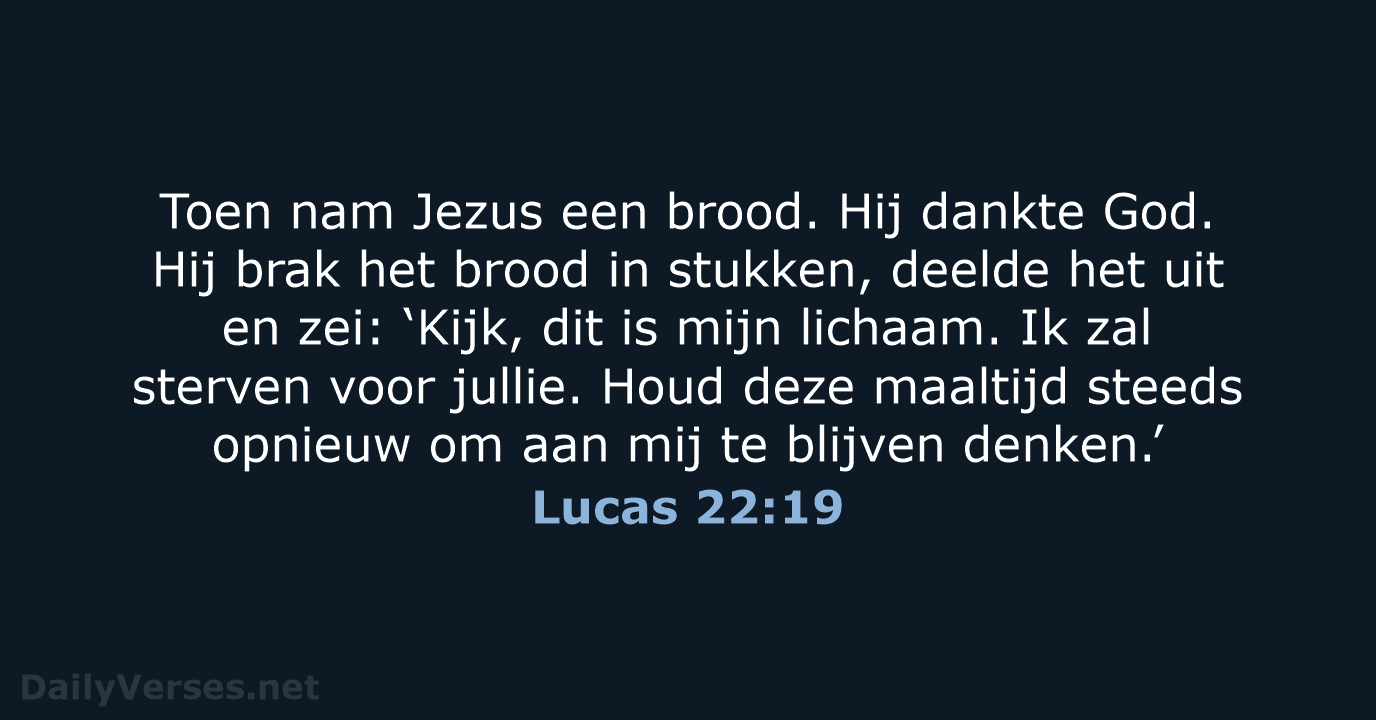 Lucas 22:19 - BGT