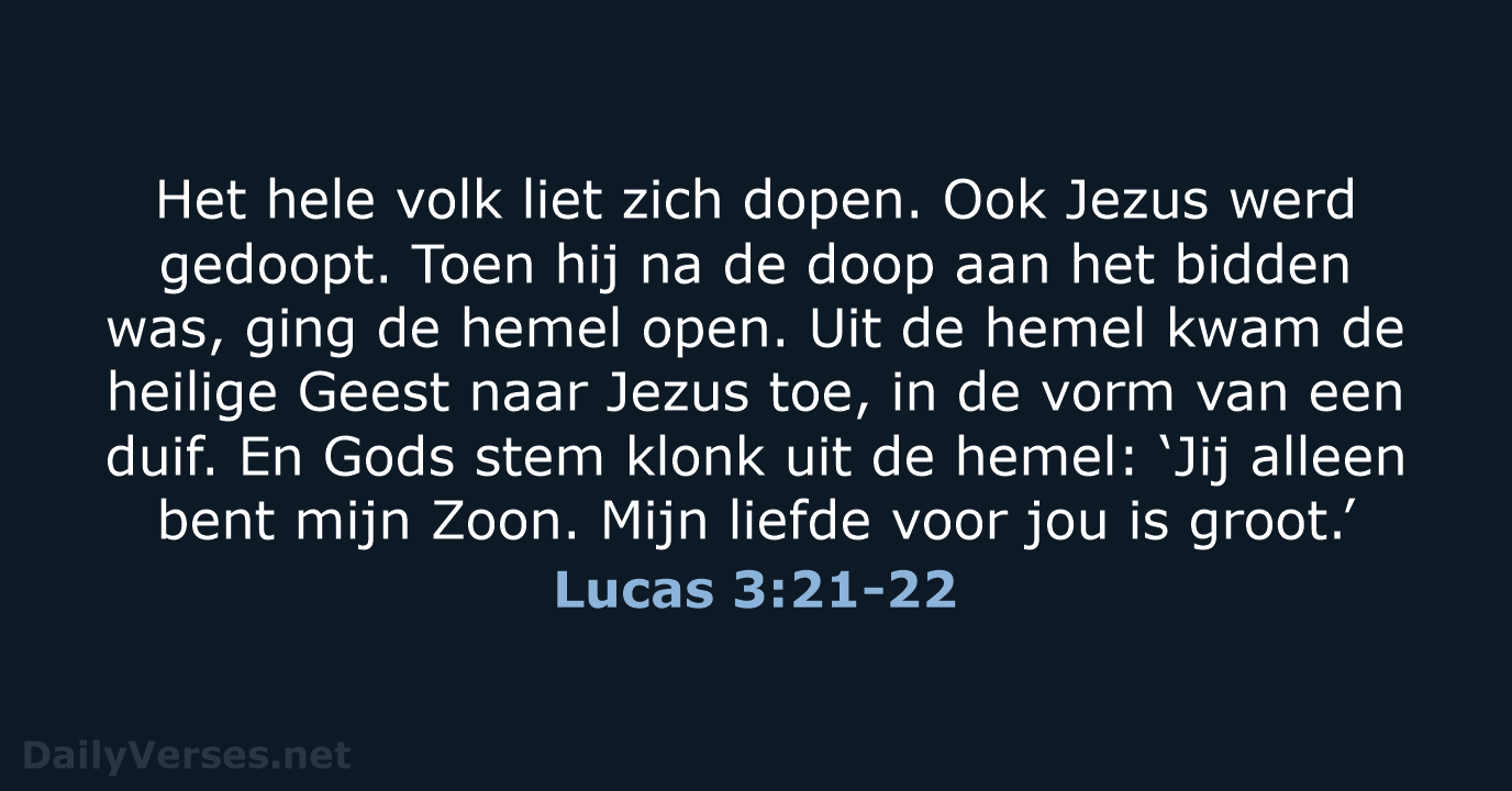 Lucas 3:21-22 - BGT