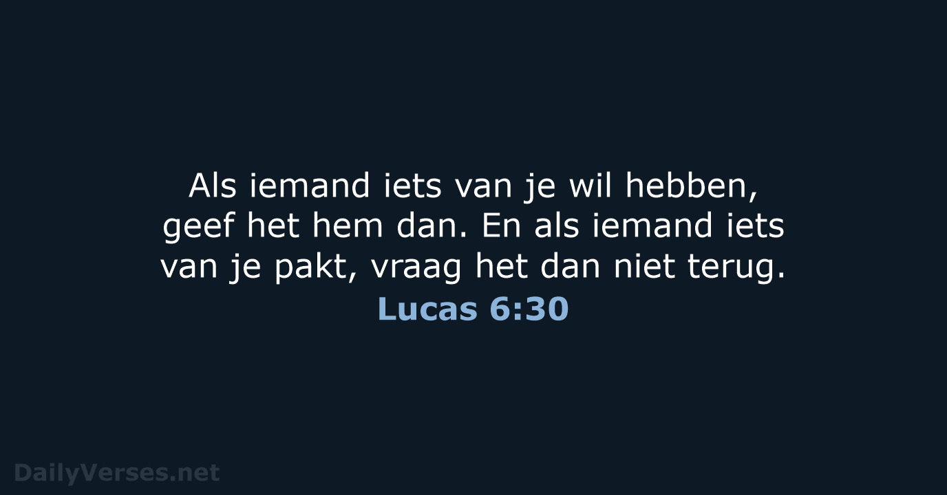 Lucas 6:30 - BGT