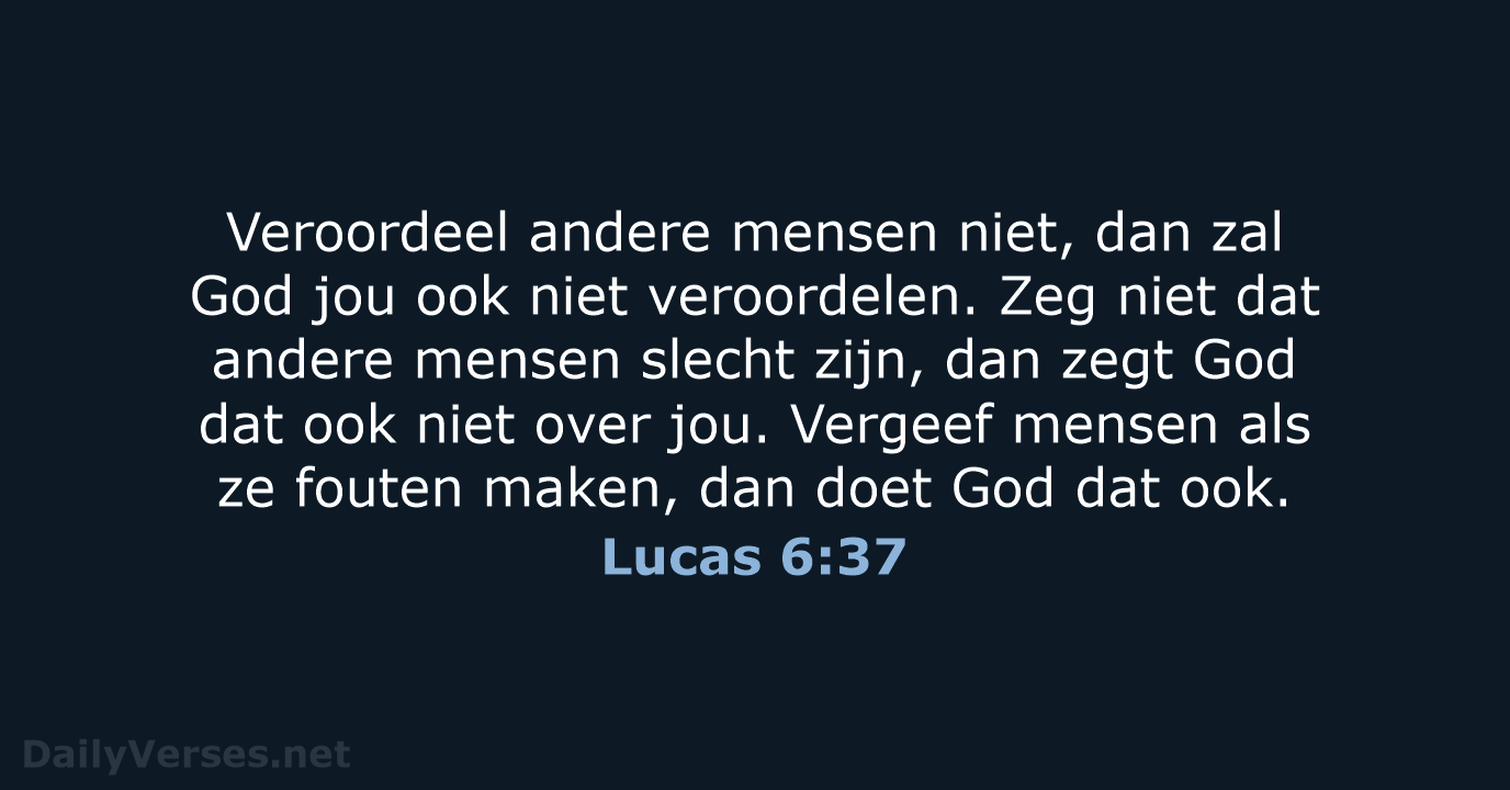 Lucas 6:37 - BGT