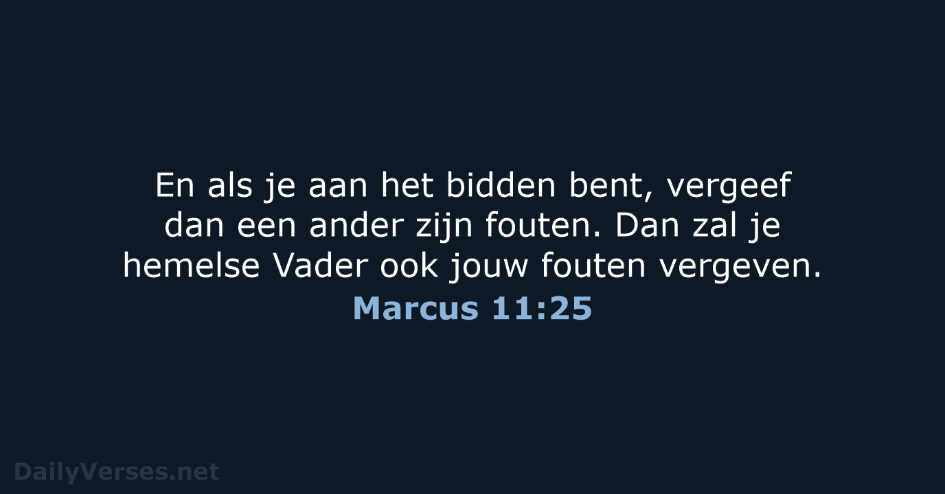Marcus 11:25 - BGT