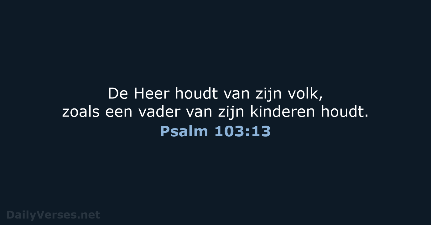 Psalm 103:13 - BGT