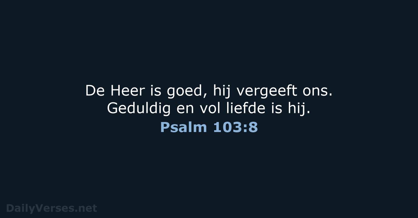 Psalm 103:8 - BGT