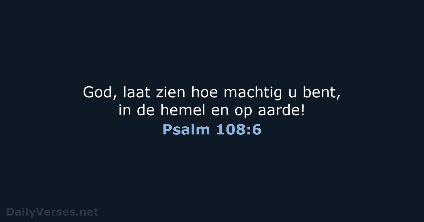 Psalm 108:6 - BGT