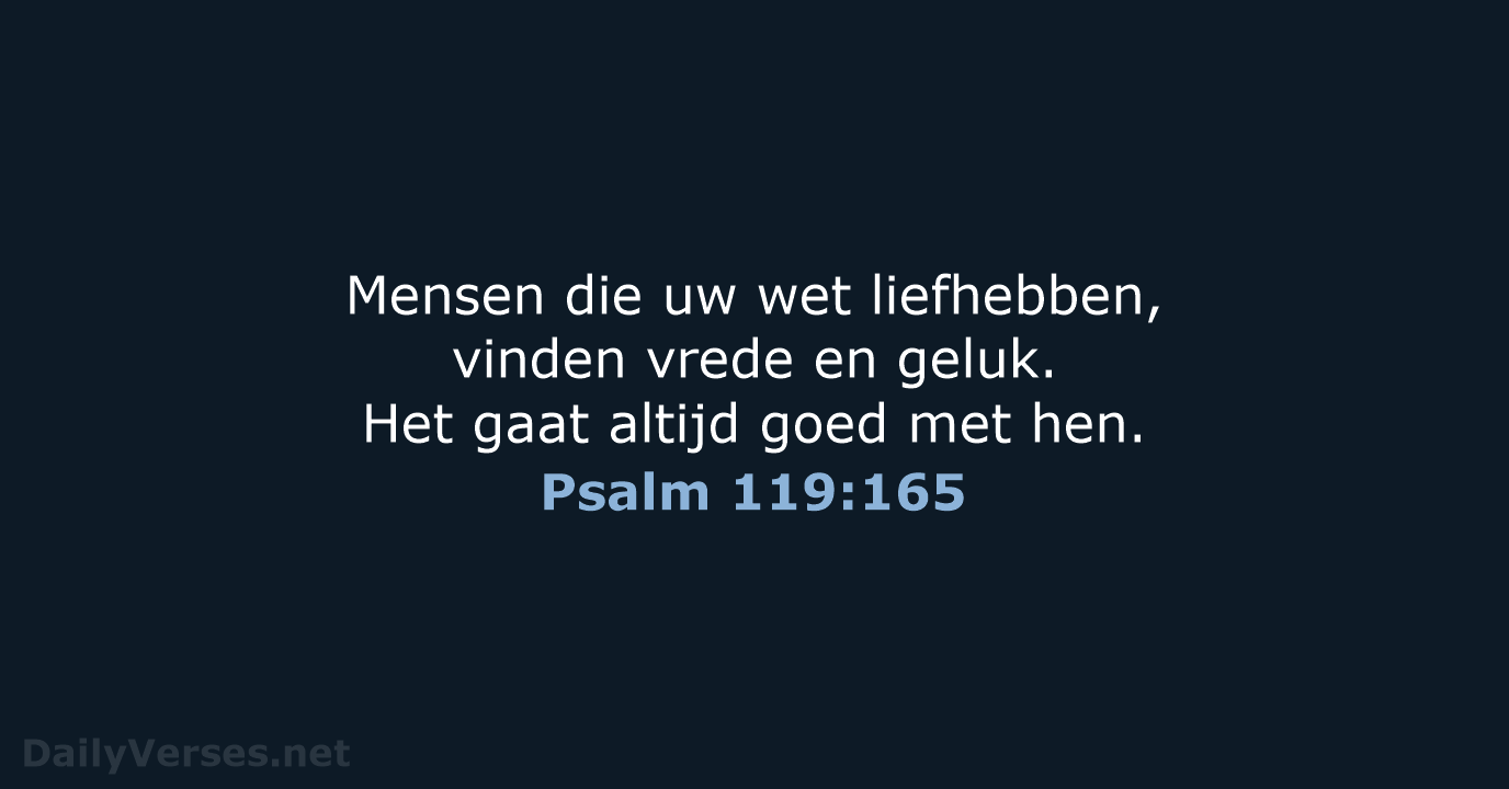 Psalm 119:165 - BGT