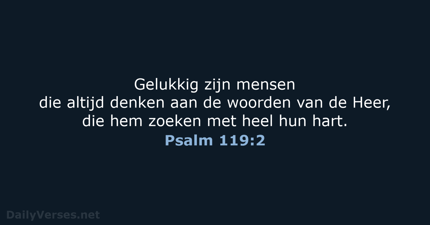Psalm 119:2 - BGT