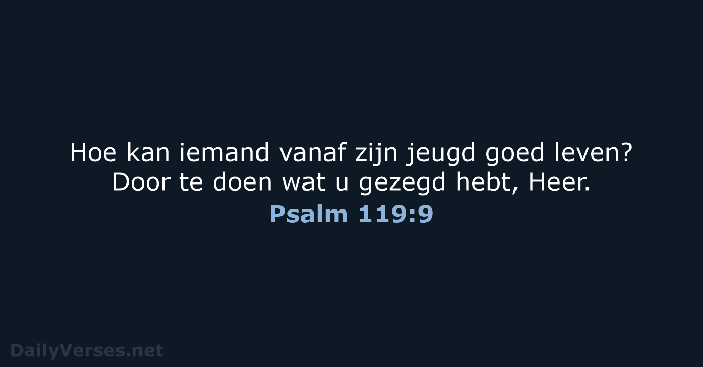 Psalm 119:9 - BGT