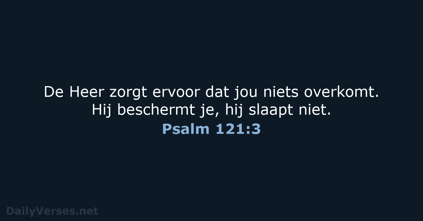 Psalm 121:3 - BGT