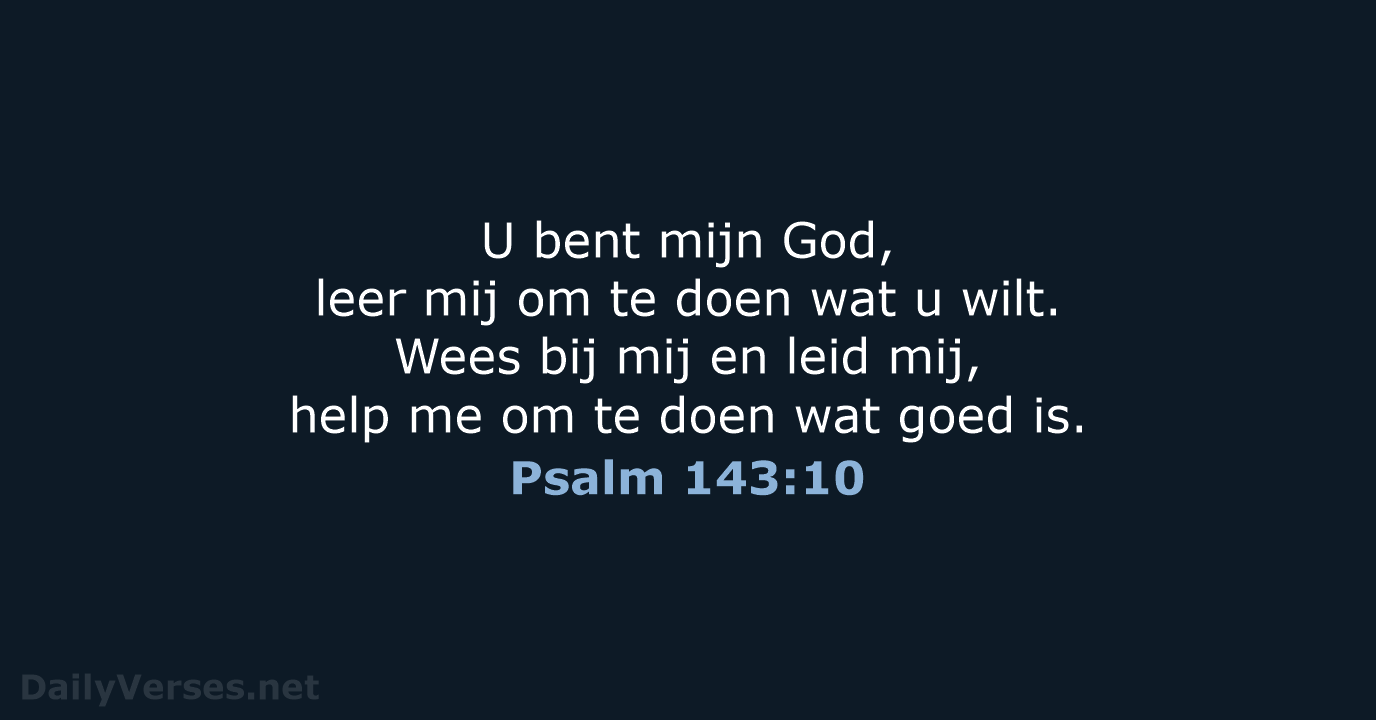 Psalm 143:10 - BGT