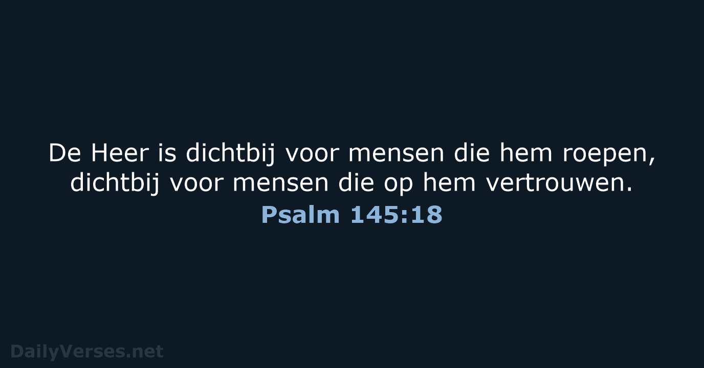 Psalm 145:18 - BGT