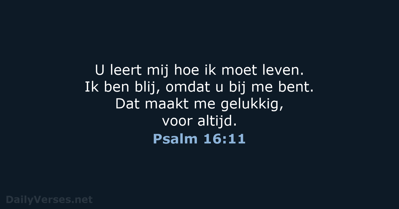 Psalm 16:11 - BGT
