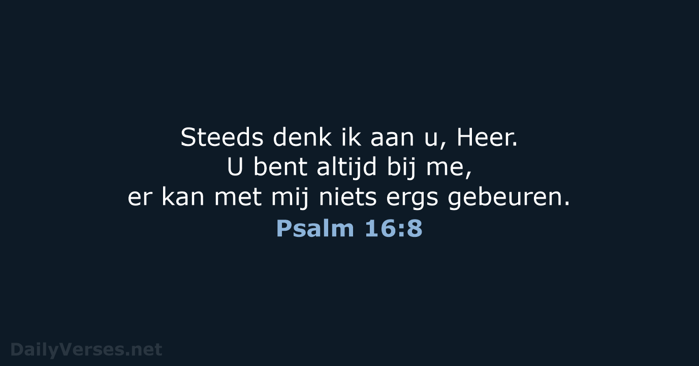 Psalm 16:8 - BGT