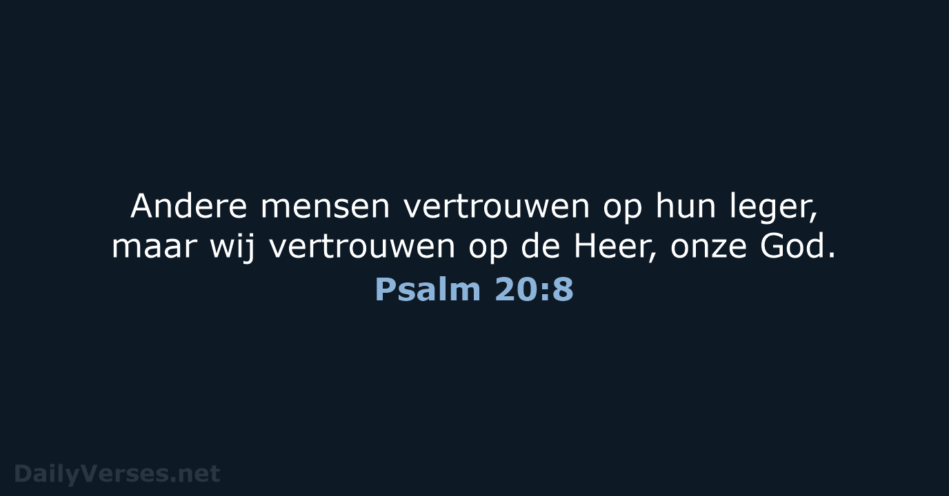 Psalm 20:8 - BGT