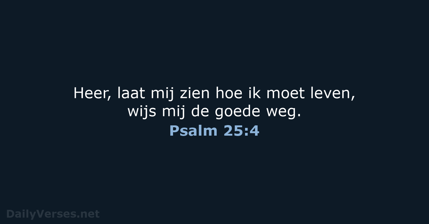 Psalm 25:4 - BGT