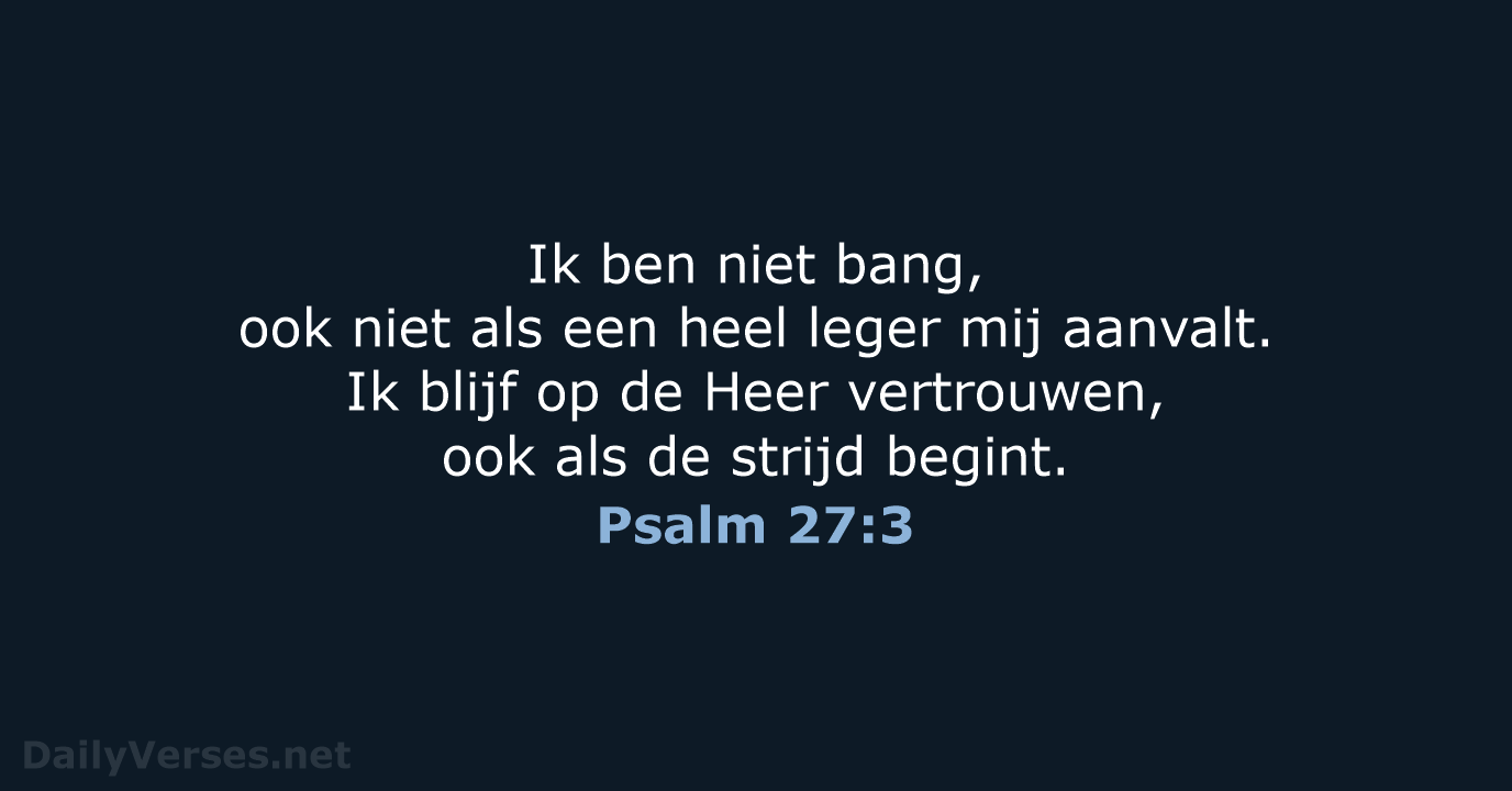 Psalm 27:3 - BGT