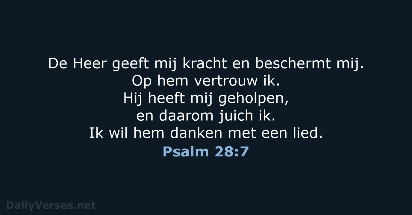 Psalm 28:7 - BGT