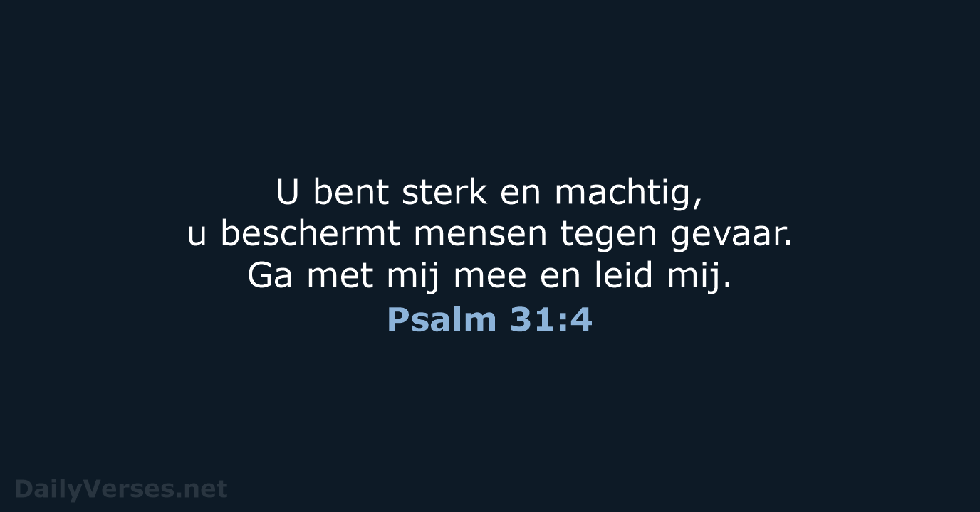 Psalm 31:4 - BGT