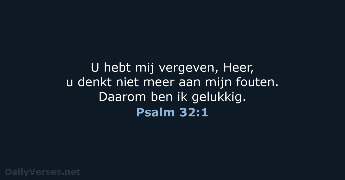 Psalm 32:1 - BGT