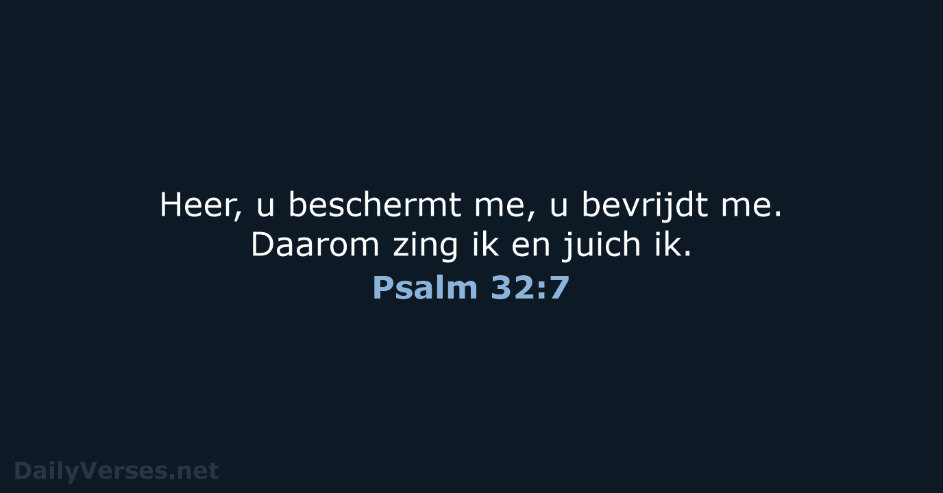 Psalm 32:7 - BGT