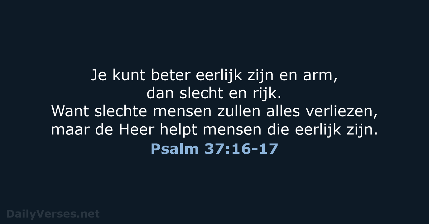 Psalm 37:16-17 - BGT