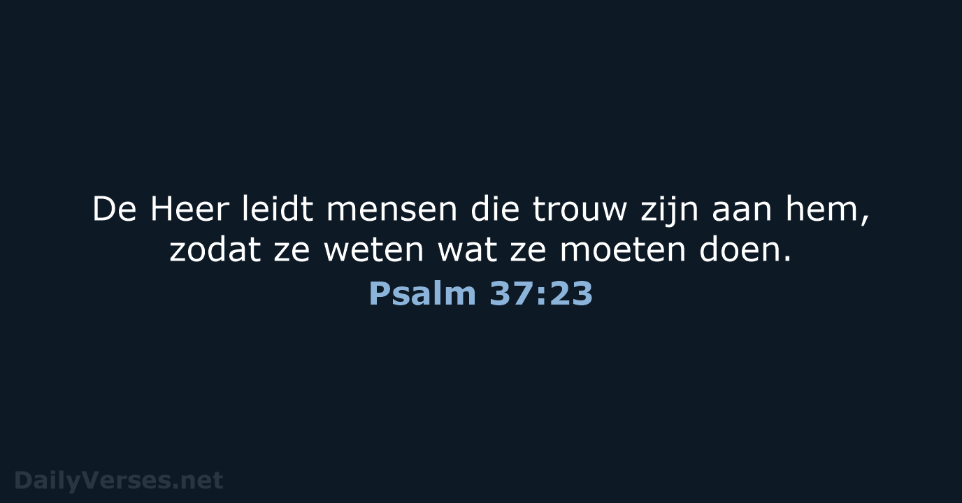 Psalm 37:23 - BGT