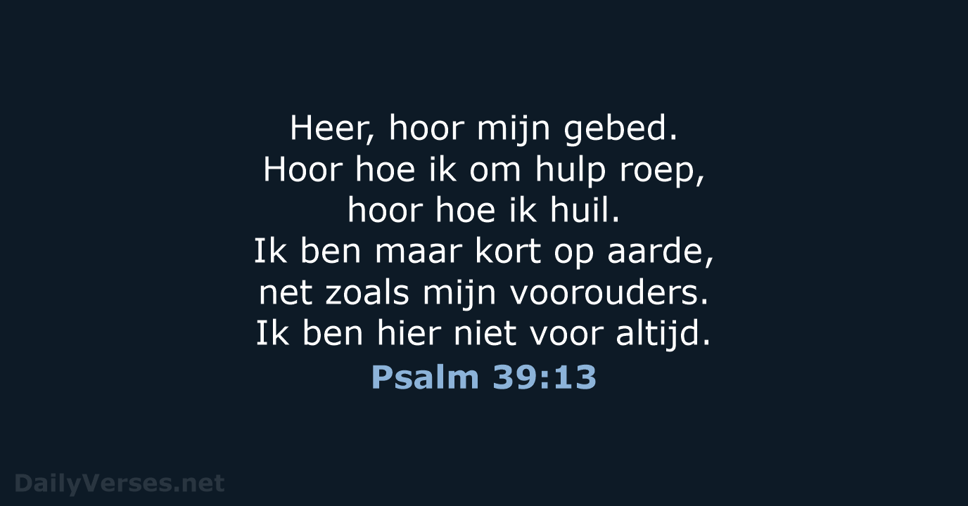 Psalm 39:13 - BGT