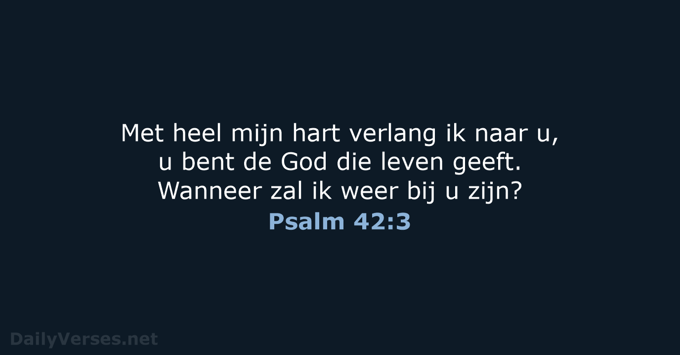 Psalm 42:3 - BGT