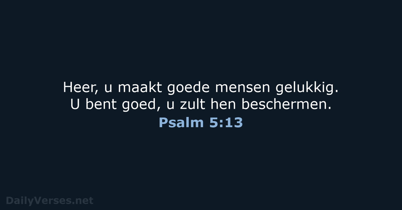 Psalm 5:13 - BGT