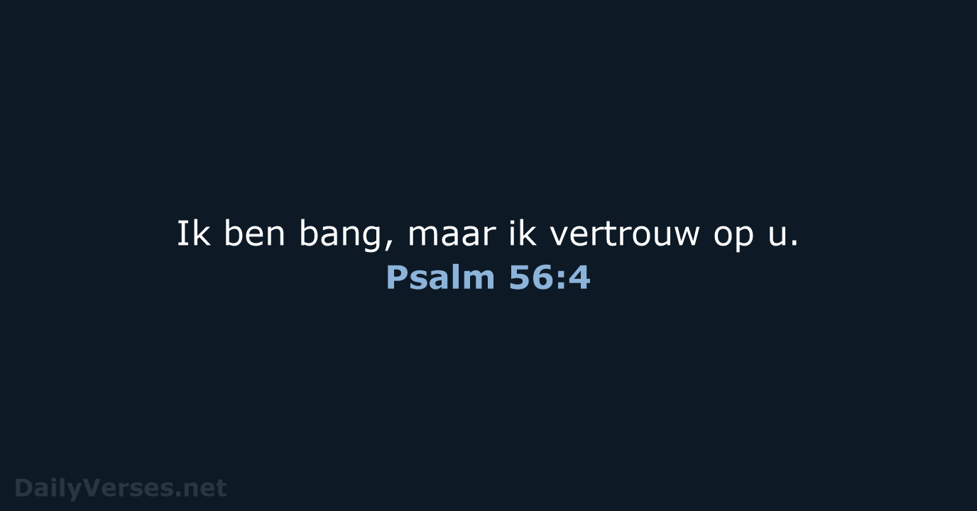 Psalm 56:4 - BGT